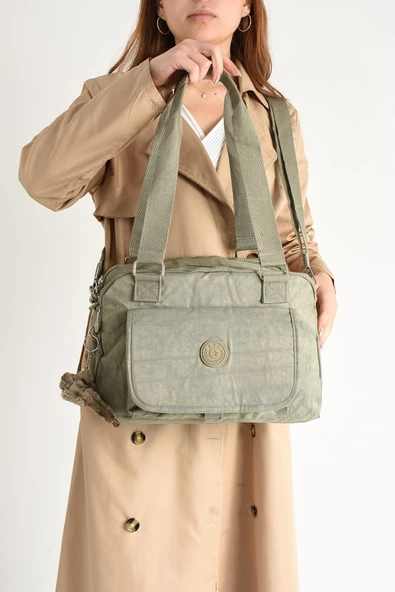 571 collections Ultra Hafif Su Geçirmez Çok Cepli Omuz Çantası Vizon (Model: 571-5C) ürün görseli 1