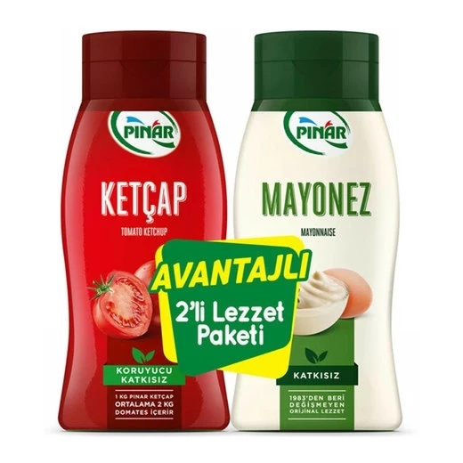 Pınar Ketcap 420gr Mayonez 350gr