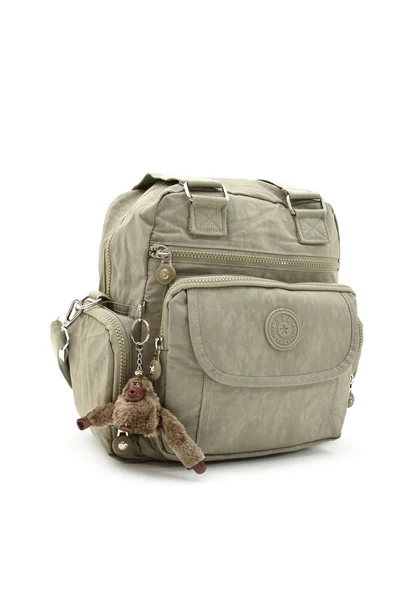 571 collections Ultra Hafif Su Geçirmez Çok Cepli Omuz Çantası Vizon (Model: 571-5E) - Resim 5