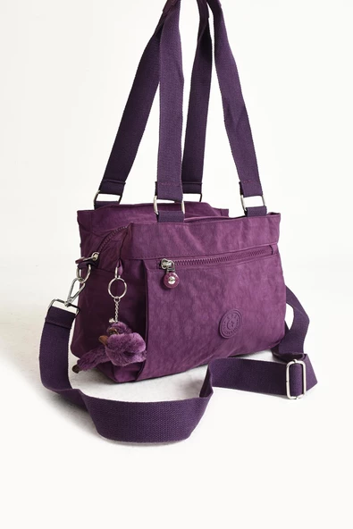 571 collections Ultra Hafif Su Geçirmez Çok Cepli Omuz Çantası Mor (Model: 571-5F) - Resim 5