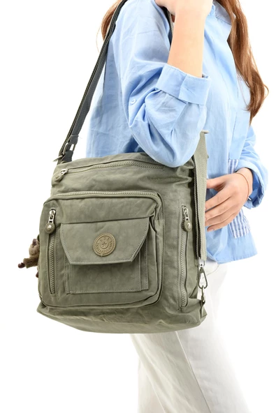 571 collections Ultra Hafif Hem Sırt Hem Omuz Kadın Çantası Vizon (Model: 571-5B) ürün görseli 1