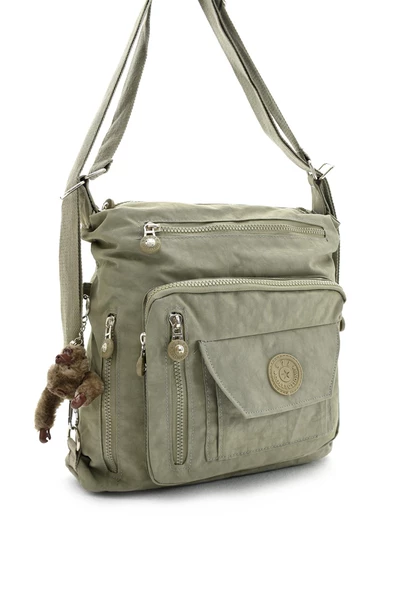 571 collections Ultra Hafif Hem Sırt Hem Omuz Kadın Çantası Vizon (Model: 571-5B) - Resim 5