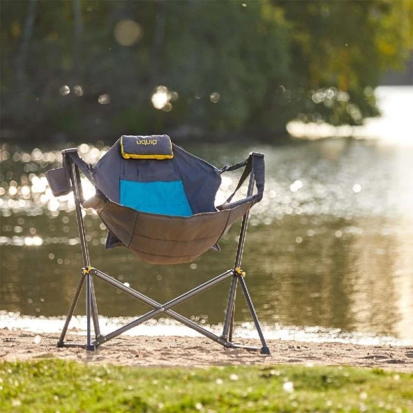 Uquip Rocky Yüksek Konforlu & Salıncak Olabilen Kamp ve Doğa Sandalyesi - 6