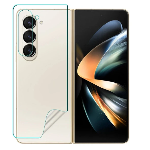Samsung Galaxy Z Flip 6 Uyumlu Ön+Arka Body Şeffaf Ultra koruyucu Nano Jelatin