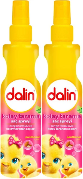 Dalin Kolay Saç Tarama Spreyi 200ML Badem Özlü (2 Li Set) ürün görseli 1