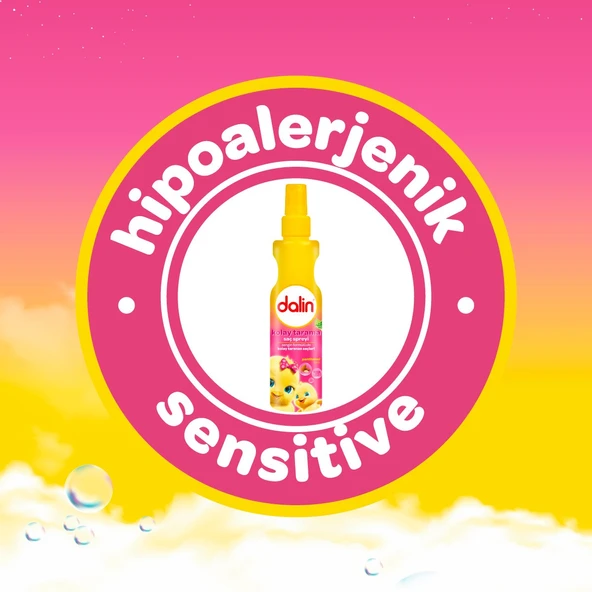 Dalin Kolay Saç Tarama Spreyi 200ML Badem Özlü (24 Lü Set) - Resim 5