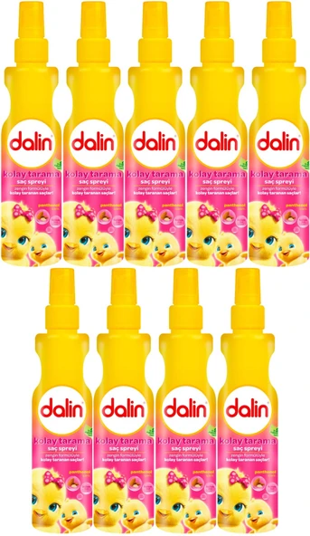 Dalin Kolay Saç Tarama Spreyi 200ML Badem Özlü (9 Lu Set) ürün görseli 1