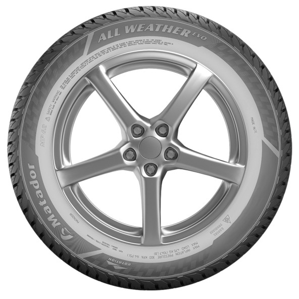 Matador 185/60R14 82T MP62 ALL WEATHER EVO 2023 Yılı Üretimi 4 Mevsim Lastik - 3