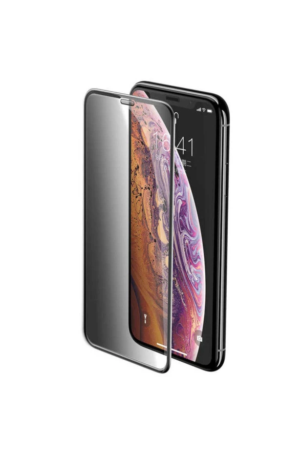 Apple iPhone 12 Zore Anti-Dust Privacy Temperli Hayalet Ekran Koruyucu