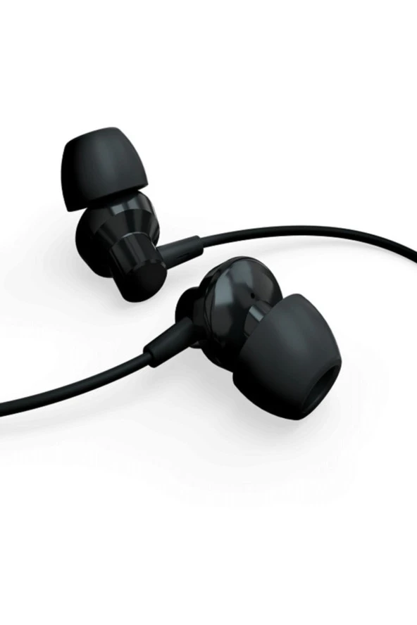 K15 Metal Handsfree Stereo Kulakiçi Extra Bass Kulaklık Siyah