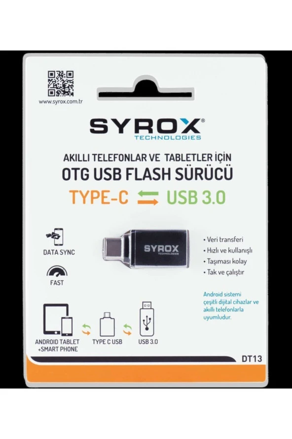 Dt13 Type-c - Usb 3.0 Otg Dönüştürücü