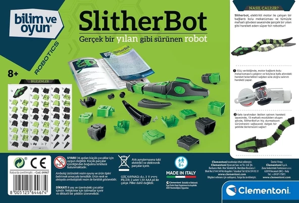 Clementoni Robotik Laboratuvarı - Slitherbot Oyuncak ‎64467 - 3