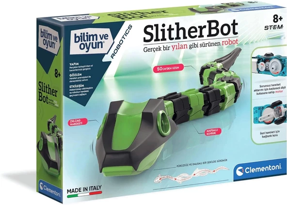 Clementoni Robotik Laboratuvarı - Slitherbot Oyuncak 64467