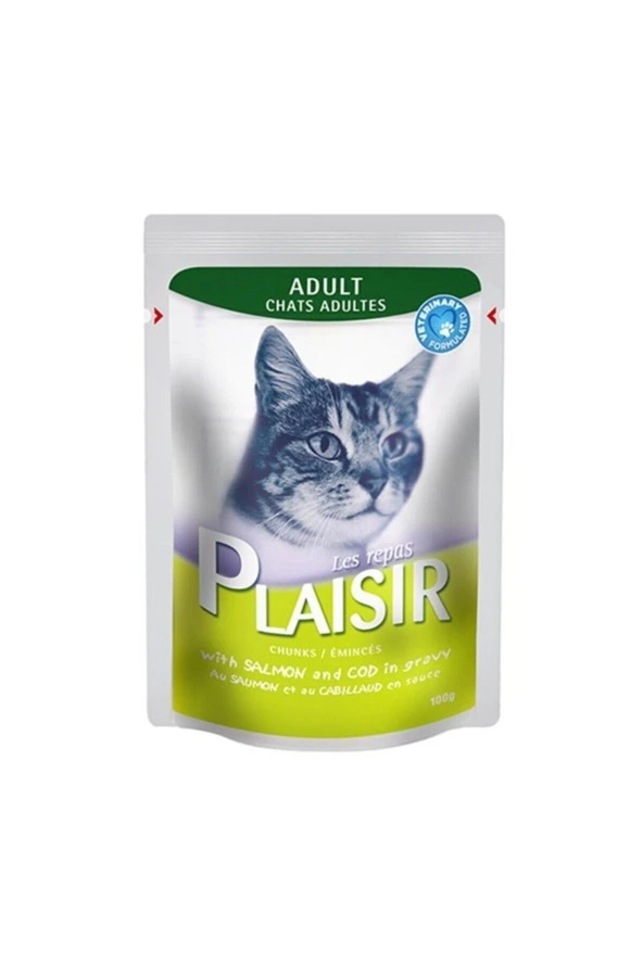 Kedi Yaş Mama Somon & Morina Balığı 100 gr