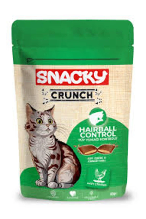 Kedi Crunch Ödül Hairball Cont.tavuk