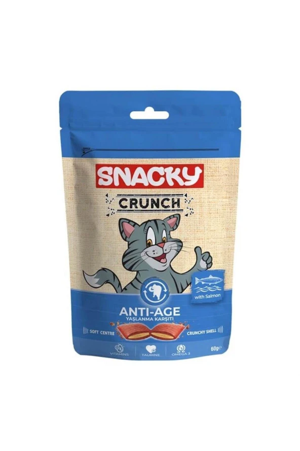 Crunch Anti-age Kedi Ödülü Somonlu 60 gr