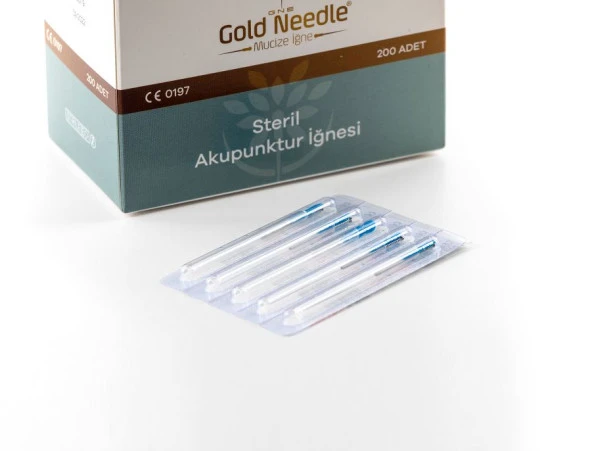 GOLD NEEDLE AKUPUNKTUR İĞNESİ (0.25*25 MM) - Resim 2