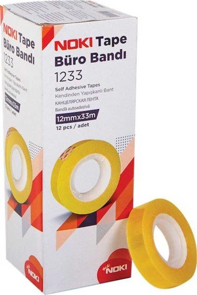 Noki Büro Bandı 12mm x 33mm 12li Paket