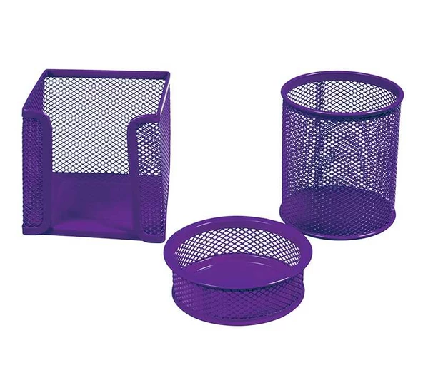 Temat 1000 Set KalemlikAtaşKağıtlık Mor