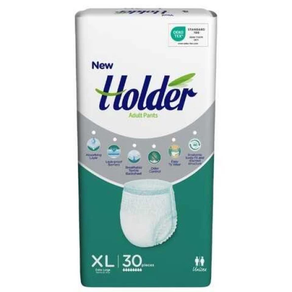Holder Emici Külot Ekstra Büyük Boy XL 30'lu 4 Adet Hasta Bezi - Resim 2