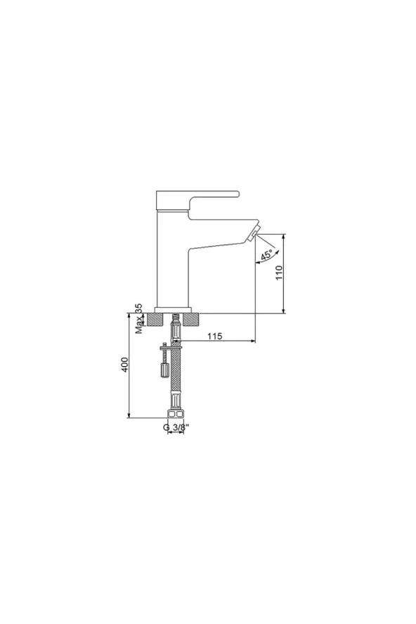 Newarc 832521 Premium Lavabo Bataryası - 2
