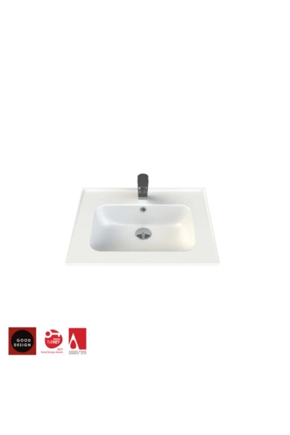 Blue Etajer Uyumlu Lavabo 65x47