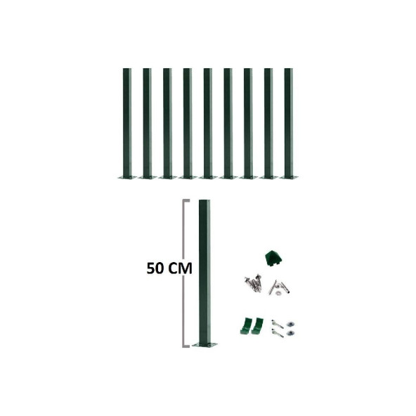 Zirve Tel Örgü 150 cm Panel Çit ve Çim Çit Direği (Aksesuarlı) - 2