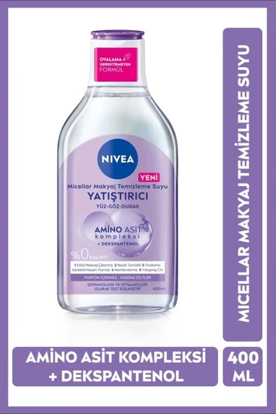 NIVEA Bb Clean Yüz Makyaj Micellair Temizleme Suyu Hassas Cilt 400 m