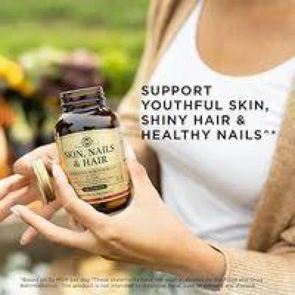Solgar Formula Skin & Nails & Hair 60 Tablet - Resim 2