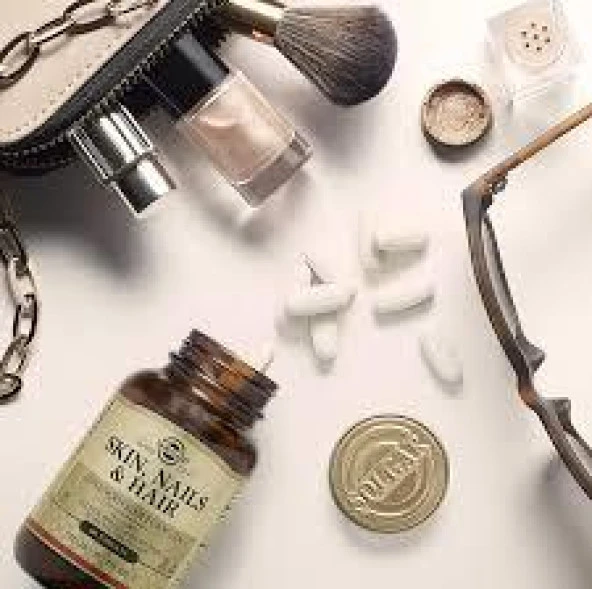 Solgar Formula Skin & Nails & Hair 60 Tablet - Resim 3