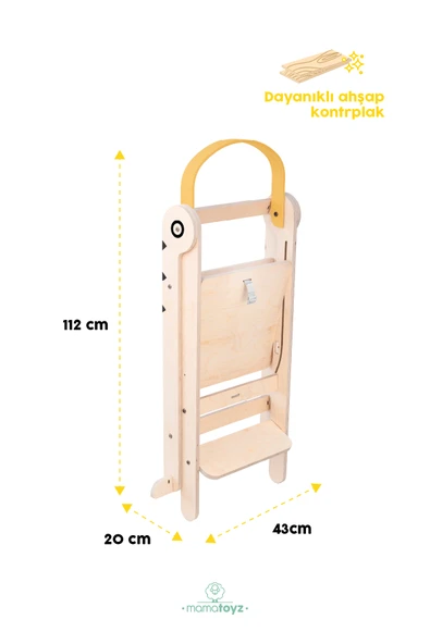 Fold Öğrenme Kulesi - Sarı Kuş - 7