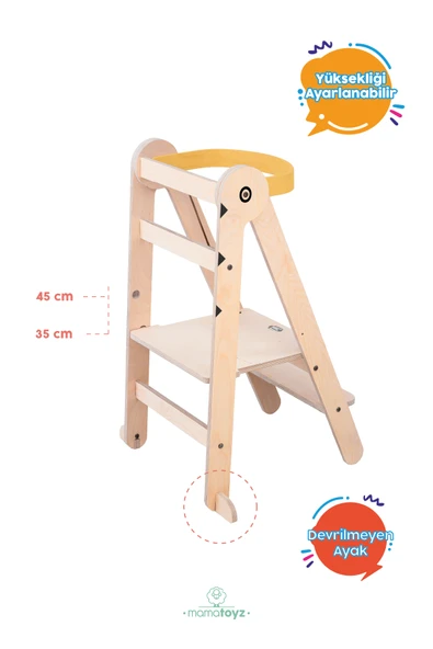 Fold Öğrenme Kulesi - Sarı Kuş - 4