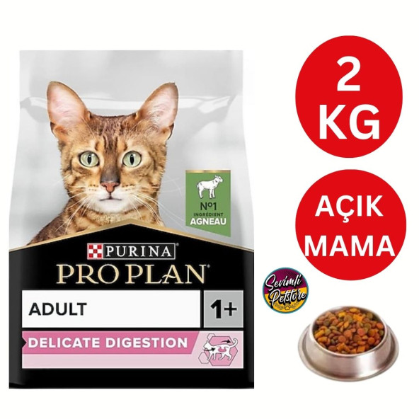 Pro Plan Delicate Kuzu Etli Açık Yetişkin Kuru Kedi Maması 2 Kg - 2