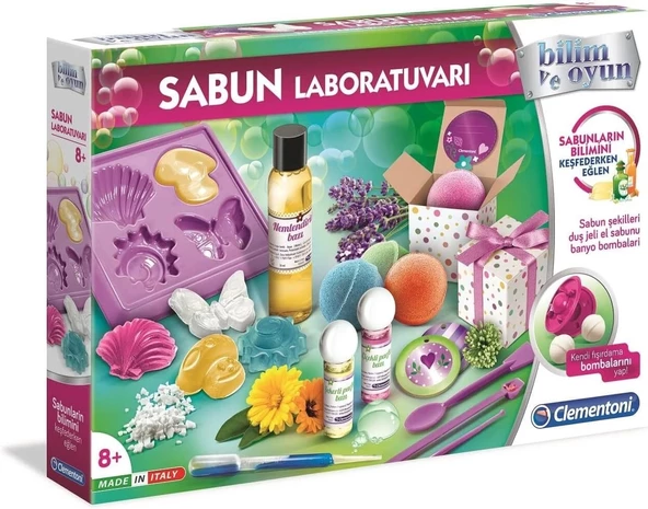 Clementoni - 64433 - Bilim ve Oyun - Sabun Laboratuvarı