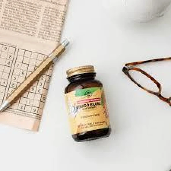 Solgar Ginkgo Biloba Leaf Extract 60 Kapsül - Resim 2