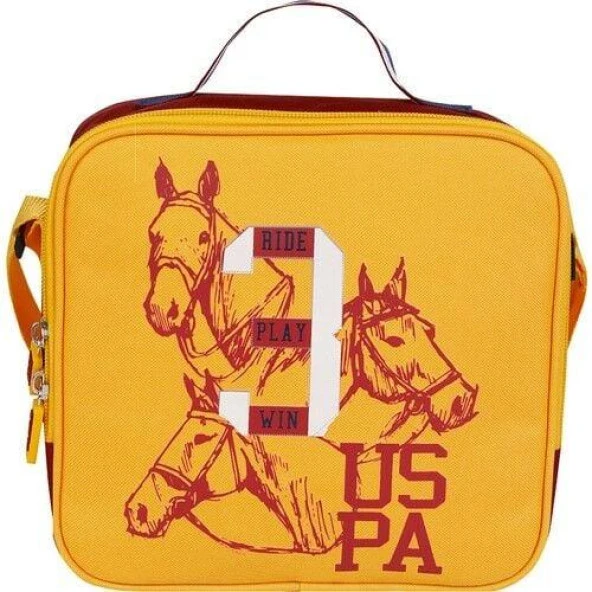 U.S. Polo Assn.  PLBSC24204 Kırmızı Sarı Beslenme Çantası