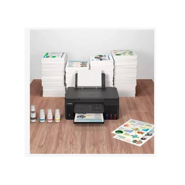 Canon Pıxma G3430 Renkli Mürekkep Mega Tanklı Yazıcı Tarayıcı Fotokopi Wifi - 2