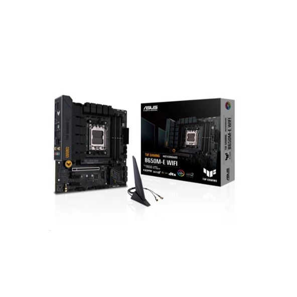 Asus Tuf Gamıng B650M-E Wıfı Ddr5 6400Mhz 1Xhdmı 2Xdp 2Xm.2 Usb 3.2 Matx Am5 ( Amd Am5 7000 Serisi İşlemci İle Uyumlu) ürün görseli 1