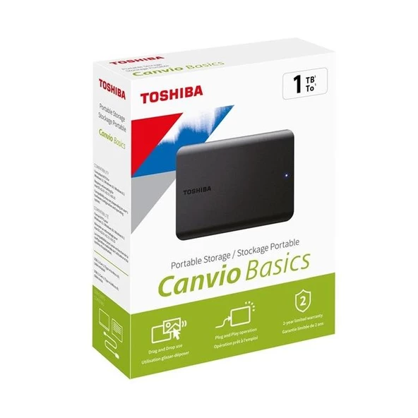 Toshiba Canvio Basic 1Tb Usb 3.2 Gen1-Hdtb510Ek3Aa