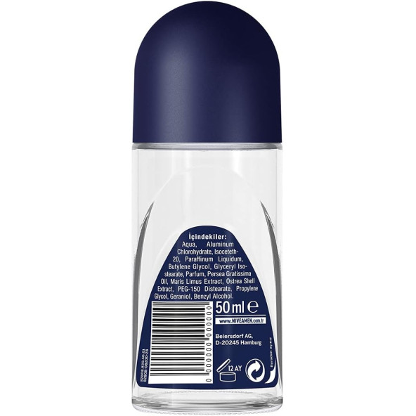 Nivea Men Fresh Active Roll-On Deodorant 50 ml