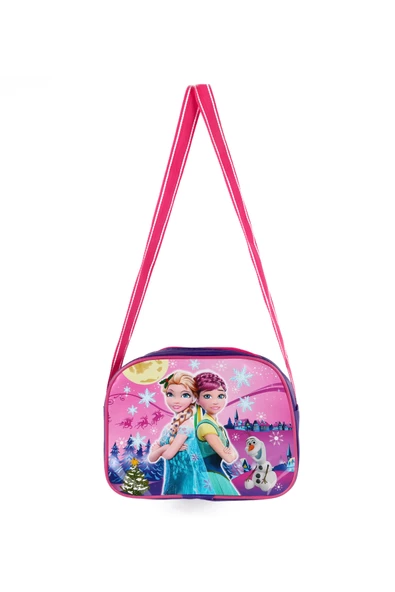 Lugmo Ortaokul İlkokul Çantası ve Beslenme Çantası 3 Cepli Pedli İkili Prenses Mor - 5