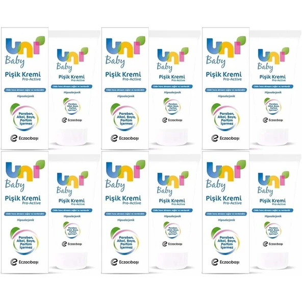 Uni Baby Pişik Kremi 75ML (6 Lı Set) ürün görseli