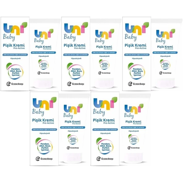 Uni Baby Pişik Kremi 75ML (5 Li Set) ürün görseli 1