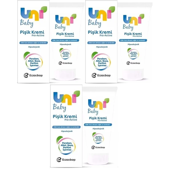 Uni Baby Pişik Kremi 75ML (3 Lü Set) ürün görseli