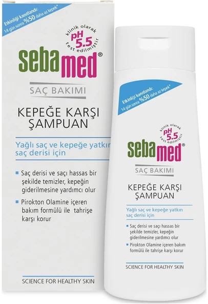 Sebamed Şampuan 200ML Kepeğe Karşı (Yağlı ve Kepeğe yatkın saç derisi İçin) (2 Li Set) - 2