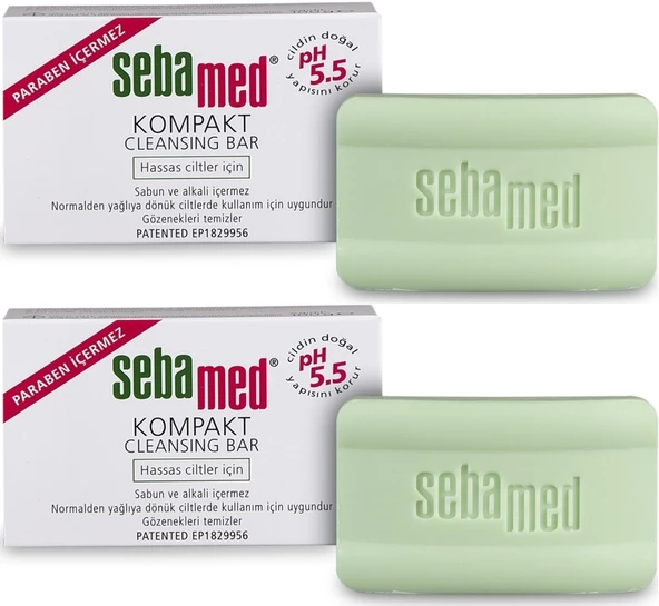 Sebamed Sabun Kompakt Hassas Cilt 100GR (2 Li Set)