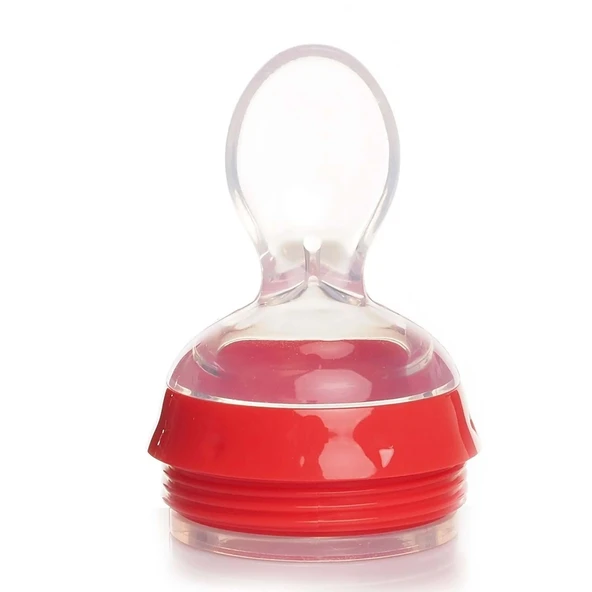 Bebedor Silikon Kaşıklı Biberon 120ML +6 Ay Şeffaf (Kod:7509) (6 Lı Set) - 7
