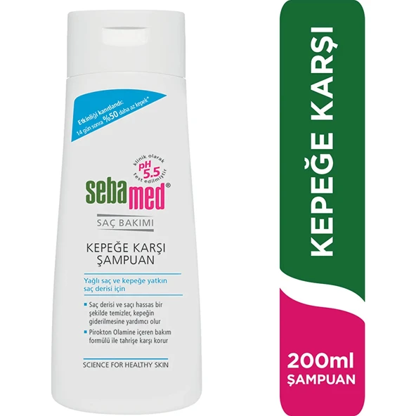 Sebamed Şampuan 200ML Kepeğe Karşı (Yağlı ve Kepeğe yatkın saç derisi İçin) (6 Lı Set) - 3