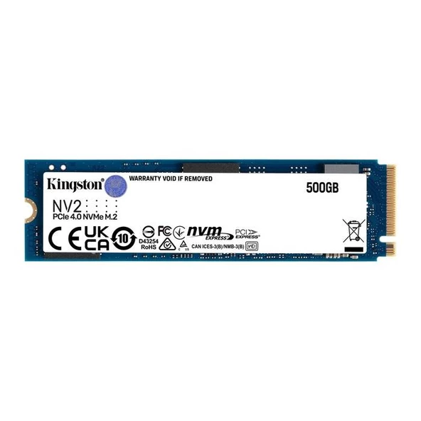 Kingston 500Gb Nvme M.2 3500/2100Mb Snv2S/500G