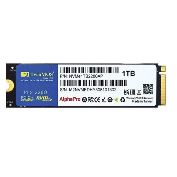 Twınmos 1 Tb M.2 Pcıe Nvme 3600/3250 Nvme1Tb2280Ap - 2